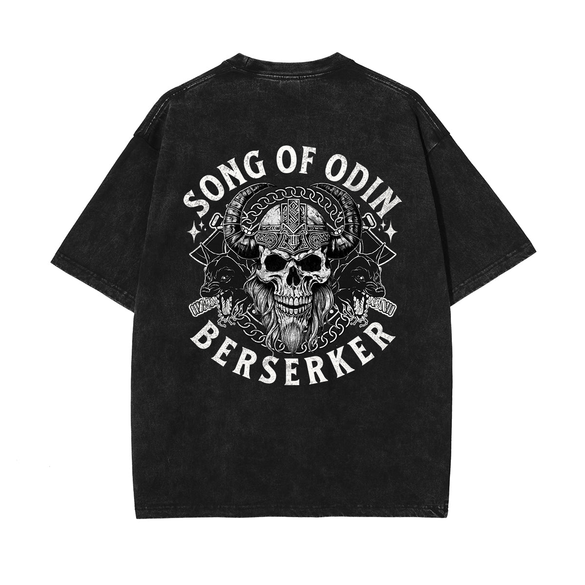 Punk Skull Graphic Washed Tee-INNBLAC Fashion Apparel