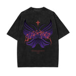 Gothic Butterfly Back Print Tee-INNBLAC Fashion Apparel