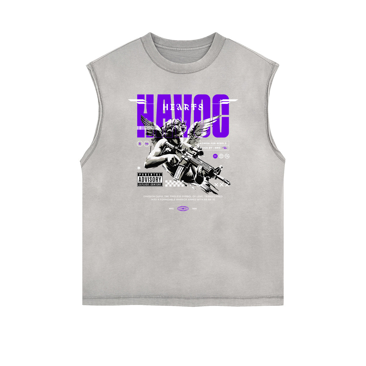 Cupid Sniper Graphic Tank Top