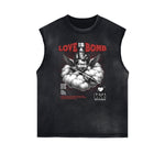 Cupid Sniper Graphic Sleeveless Tee