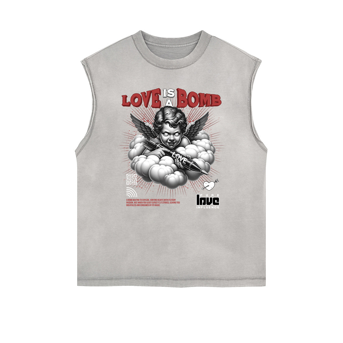 Cupid Sniper Graphic Tank Top