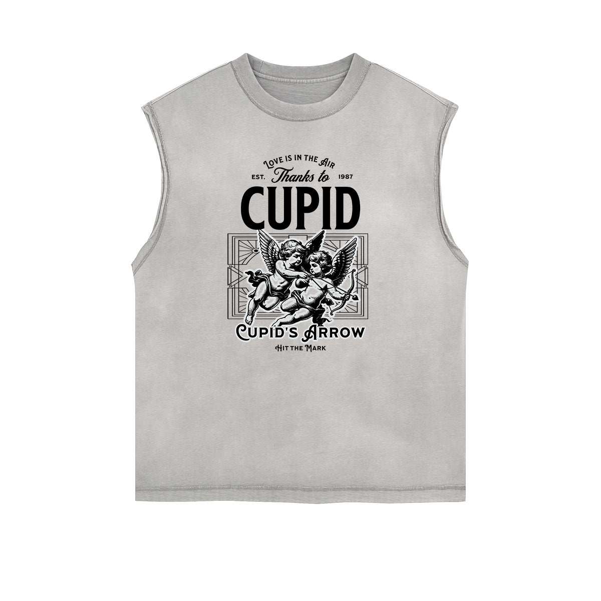 Cupid Sniper Graphic Tank Top