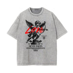 Washed Faded Cupid Sniper Graphic Tee