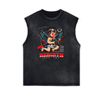 Cupid Sniper Graphic Sleeveless Tee