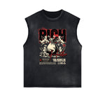 Cupid Sniper Graphic Sleeveless Tee