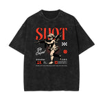 Stone Wash Cupid Sniper Graphic Tee