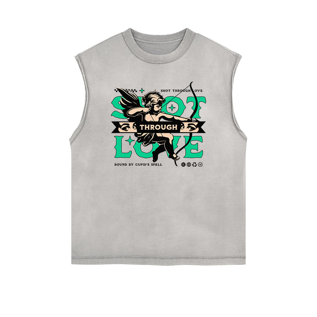 Cupid Sniper Graphic Tank Top