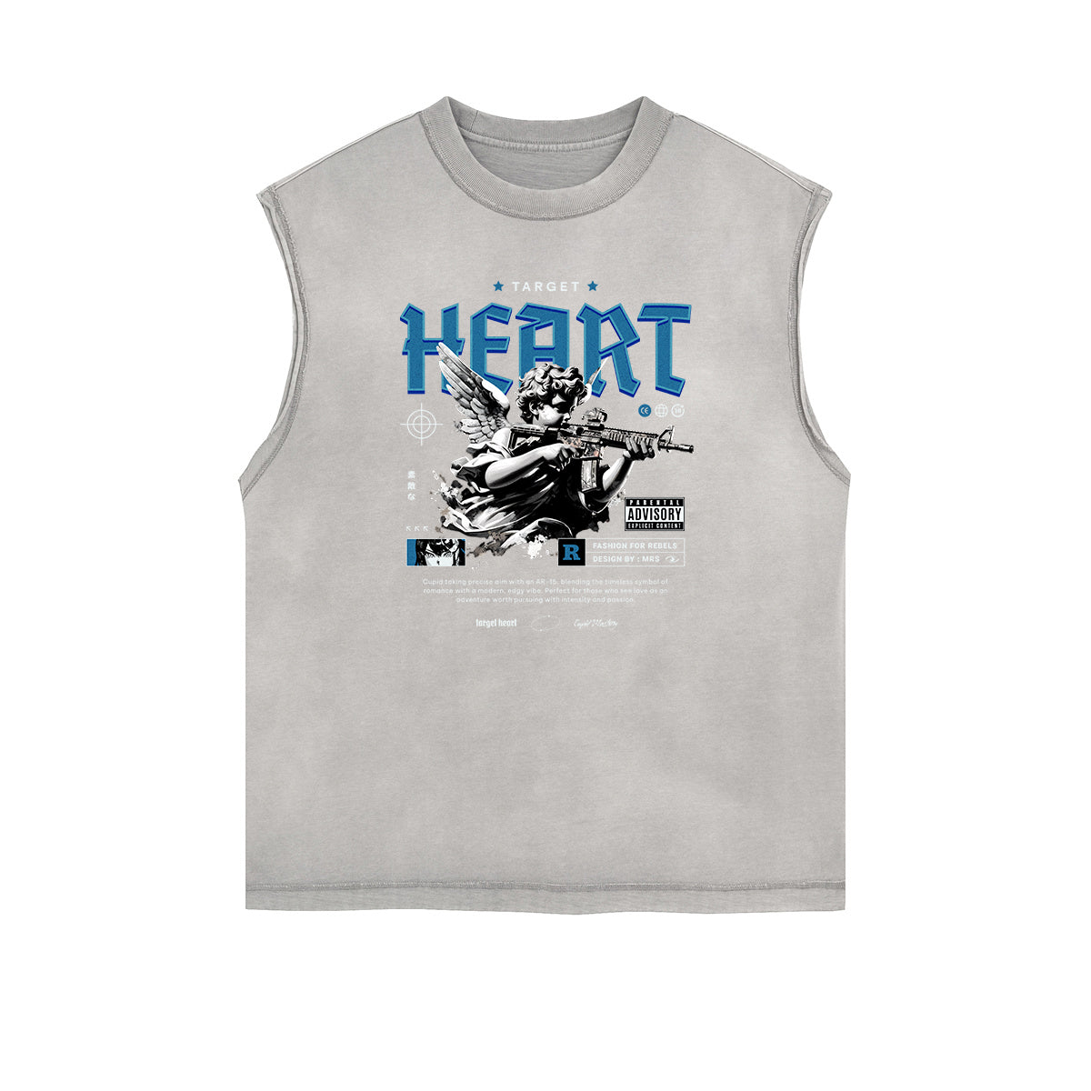 Cupid Sniper Graphic Tank Top