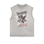 Cupid Sniper Streetwear Graphic Sleeveless Tee