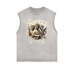 Cupid Sniper Streetwear Graphic Sleeveless Tee