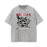 Stone Wash Cupid Sniper Streetwear Tee