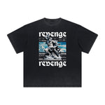 Heavyweight Distressed Streetwear Graphic Tee