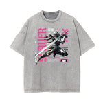 Washed Faded Rebel Graphic Tee