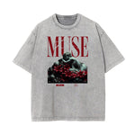 Washed Faded Rebel Graphic Tee