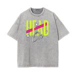 Stone Wash Streetwear Pattern Tee