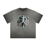 Distressed Street Style Abstract Graphic Tee