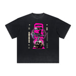 Heavyweight Street Style Abstract Graphic Tee