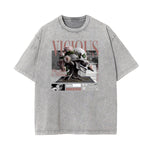 Washed Faded Street Style Pattern Tee