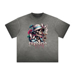 Heavyweight Street Style Abstract Graphic Tee