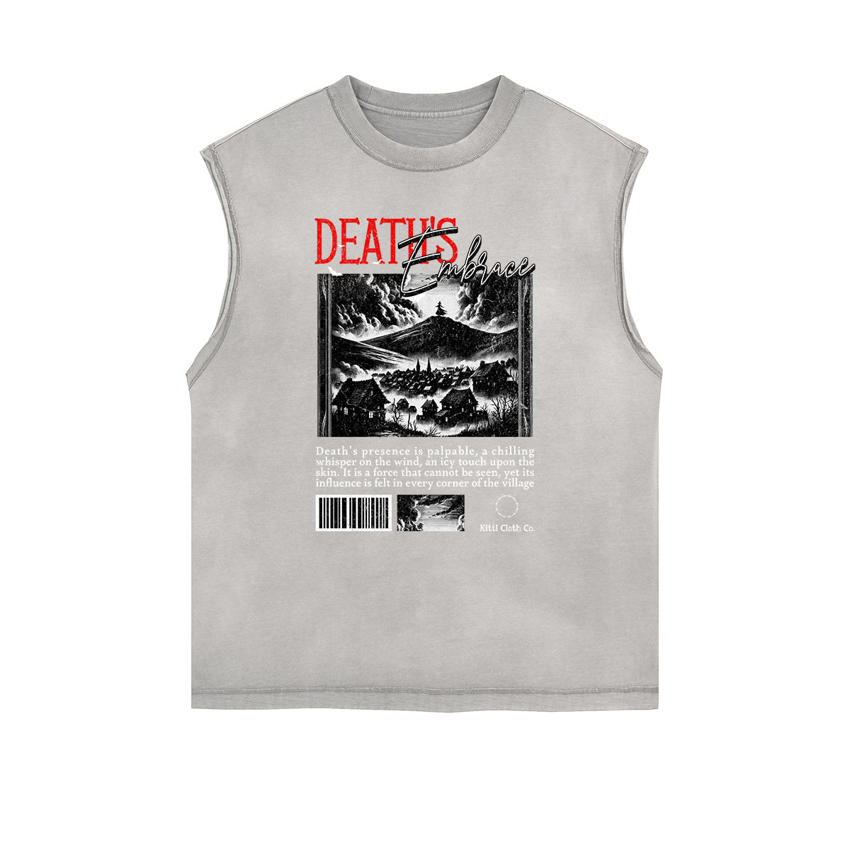 Washed Streetwear Aesthetic Graphic Tank Top