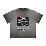 Heavyweight Street Style Abstract Graphic Tee