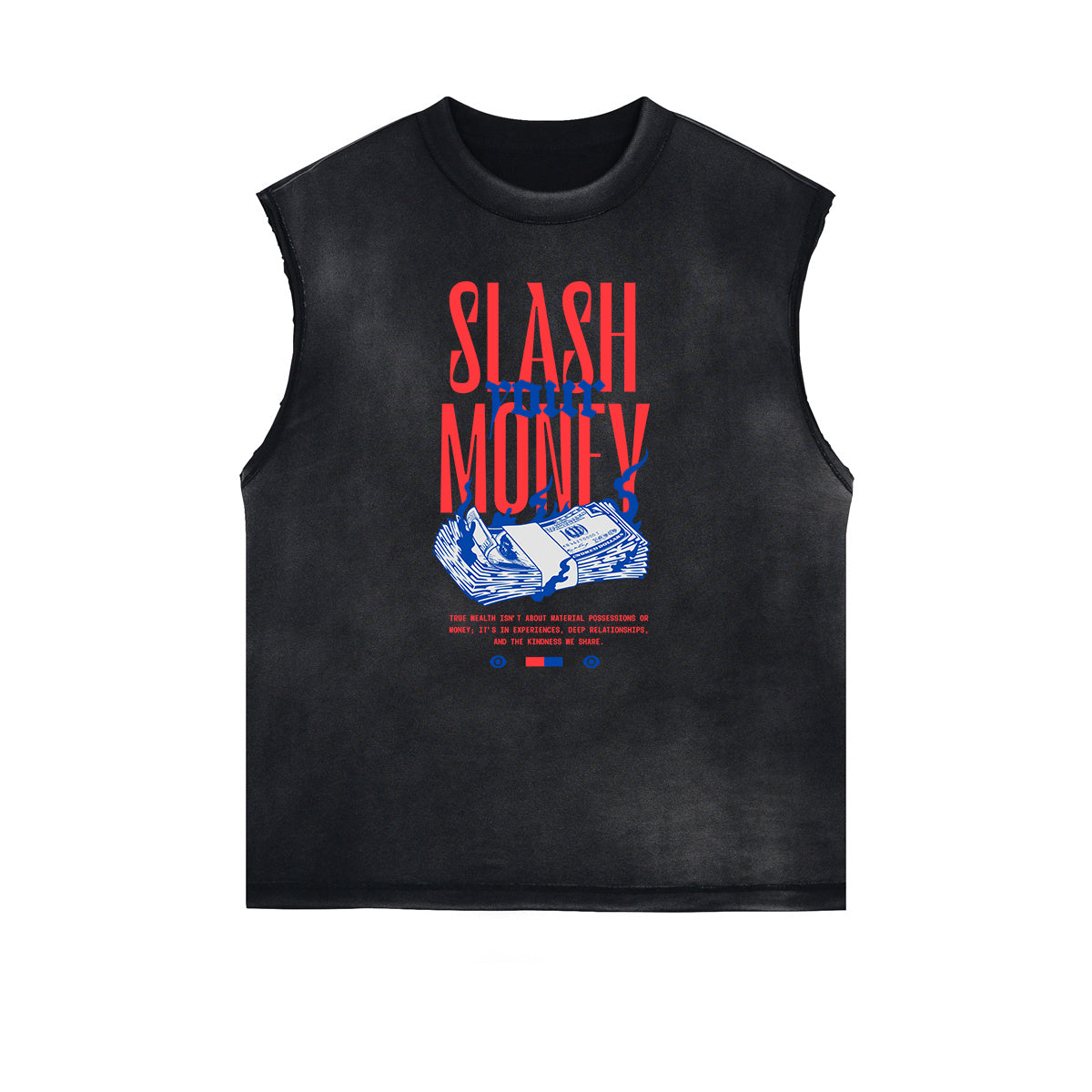 Edgy Street Style Graphic Tank Top