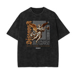 Stone Wash Cupid Statues Graphic Tee