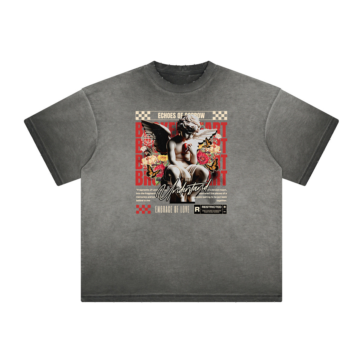 Heavyweight Cupid Statues Graphic Tee