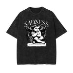 Stone Wash Cupid Statues Graphic Tee