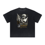 Faded Cupid Statues Pattern Tee