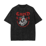 Stone Wash Cupid Statues Graphic Tee