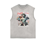 Sleeveless Cupid Streetwear Graphic T Shirt