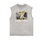 Sleeveless Streetwear Cupid Angle Graphic Tee