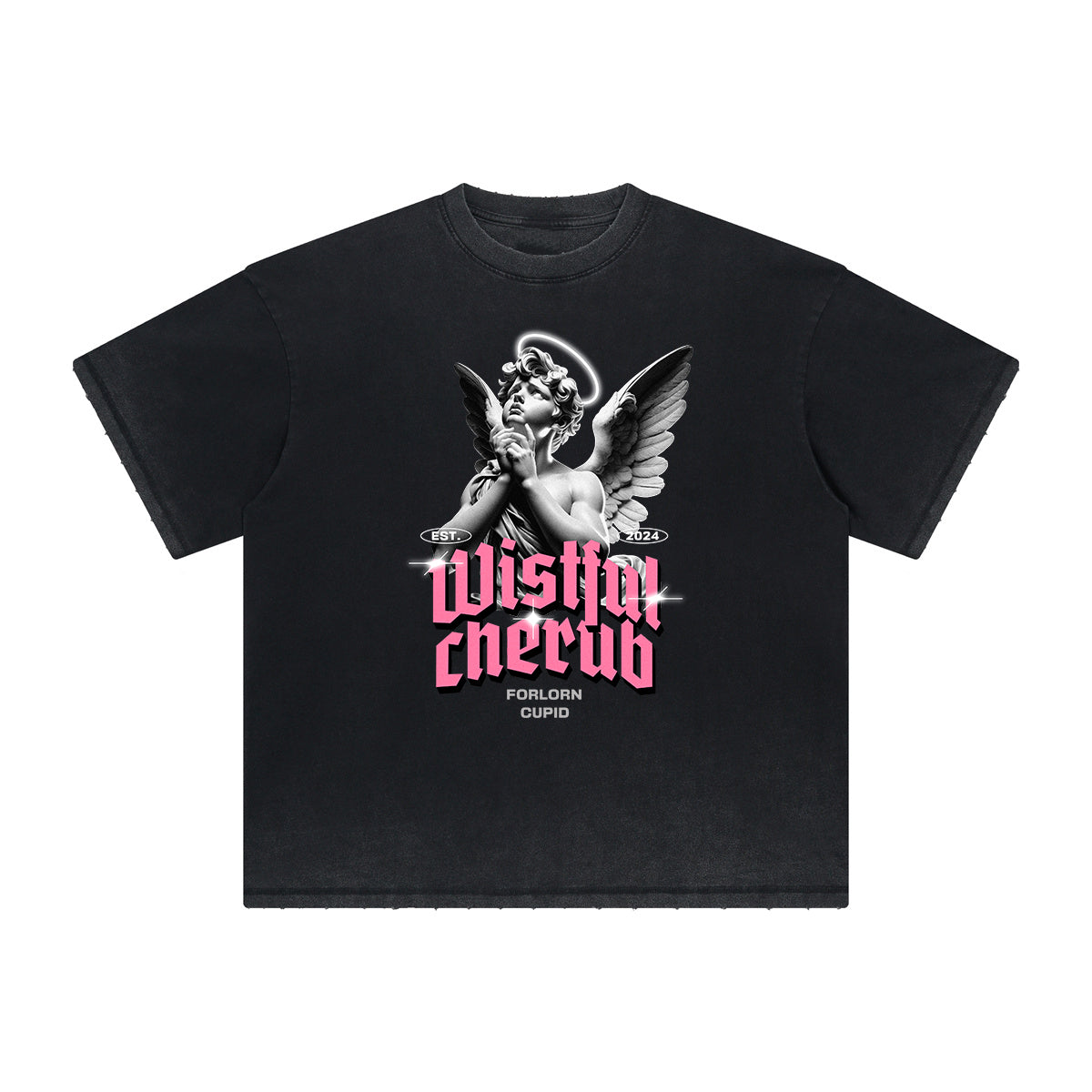 Heavyweight Vintage Cupid Graphic T Shirt