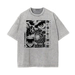 Washed Thick Anime Pattern Tee