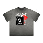 Heavyweight Distressed Anime Graphic Tee