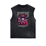 Sleeveless Thick Y2K Anime Graphic Tee