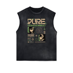 Sleeveless Thick Y2K Anime Graphic Tee