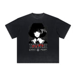 Distressed Y2K Anime Streetwear Graphic Tee