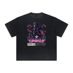 Distressed Y2K Anime Streetwear Graphic Tee