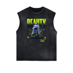 Anime Character Print Tank Top