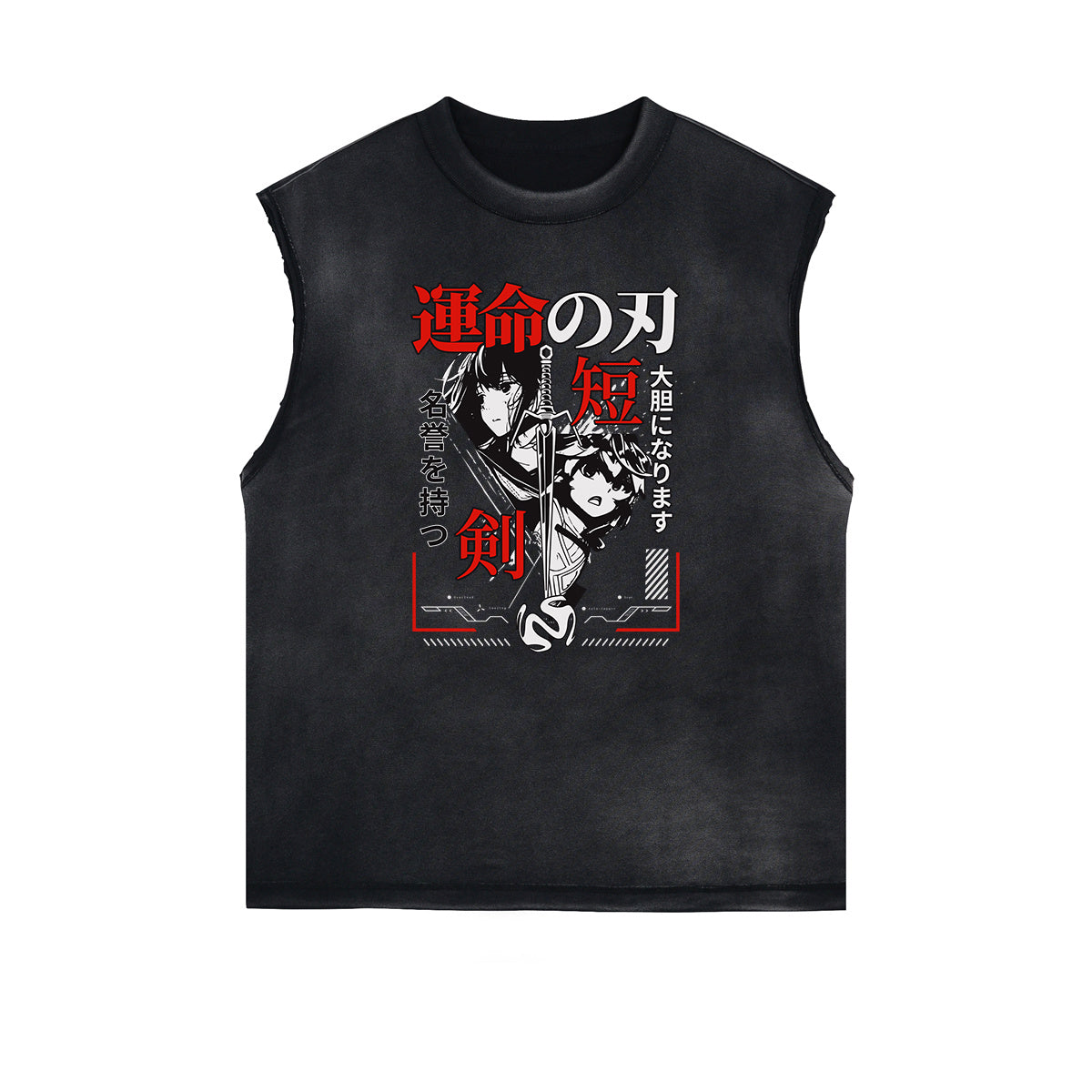 Anime Character Print Tank Top