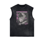 Anime Character Print Tank Top