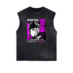 Anime Character Print Tank Top