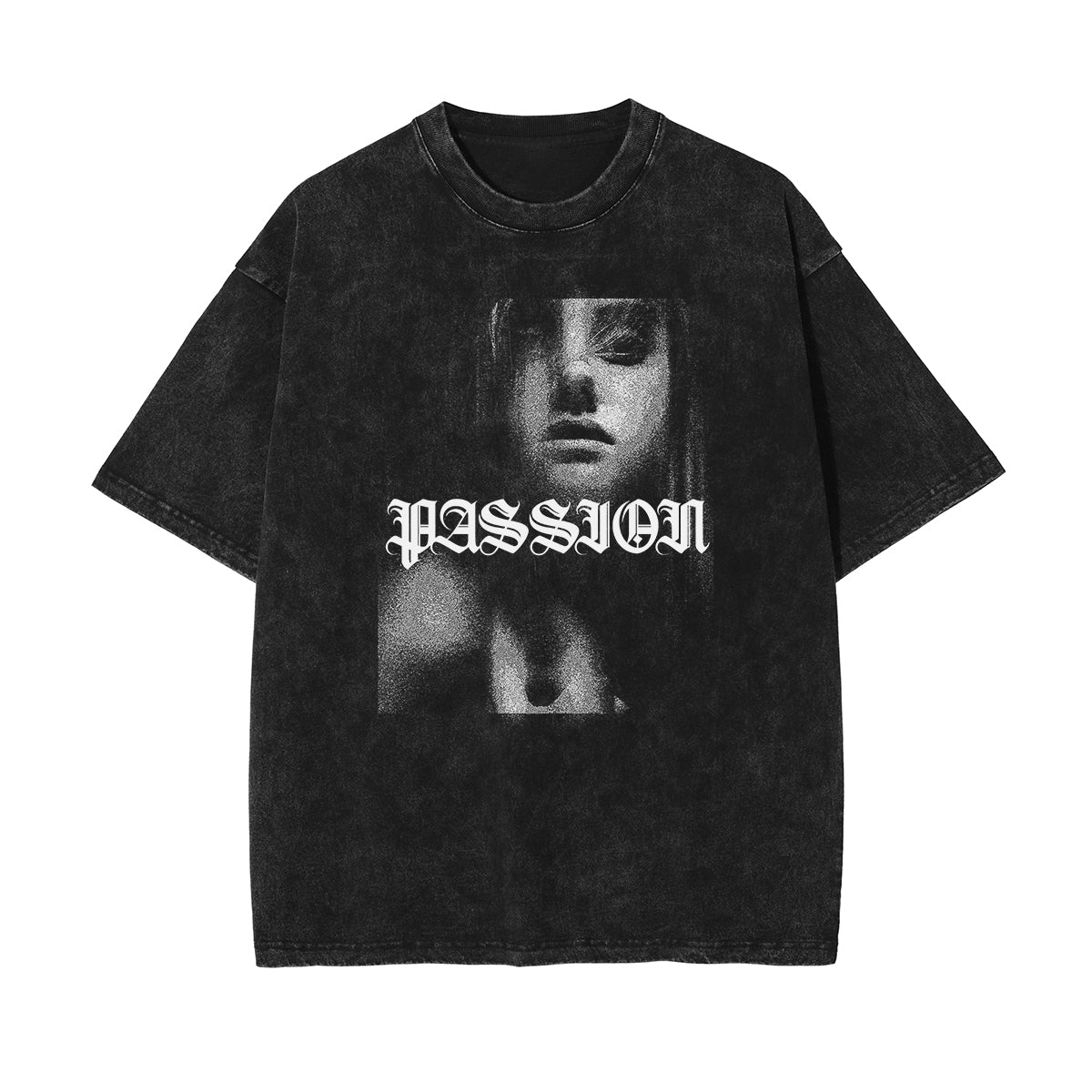 Face Blurred Design Graphic Tee