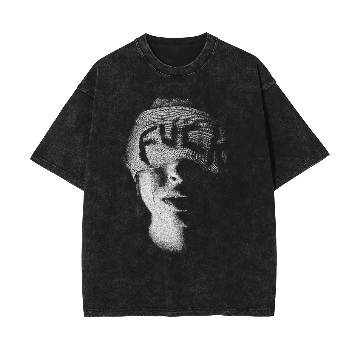 Face Blurred Design Graphic Tee