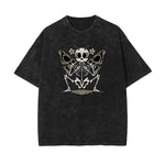 Crew Neck Butterfly Graphic Tee