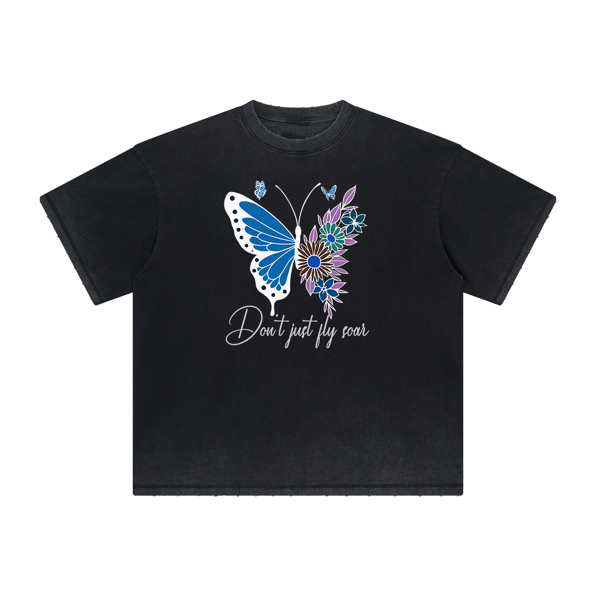 Heavyweight Butterfly Graphic T Shirt