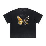 Heavyweight Butterfly Graphic T Shirt