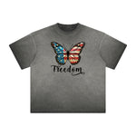 Faded Streetwear Cupid Angle Graphic Tee